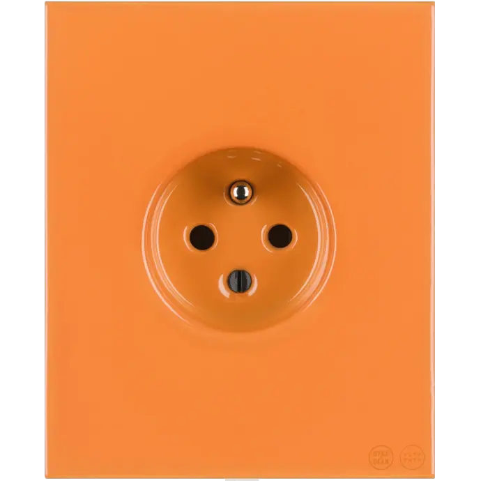 Prise rectangulaire colorée
